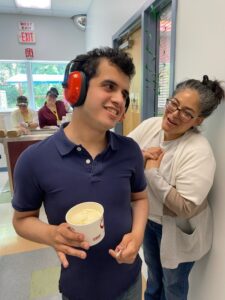 headphone guy - Abilibee Young adult in a supportive environment for sensory sensitivity